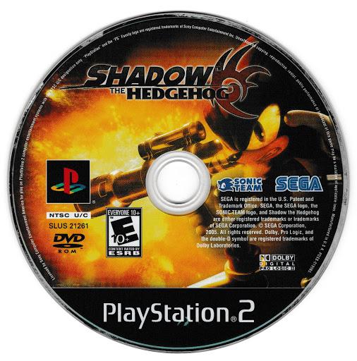 Shadow The Hedgehog Playstation 2