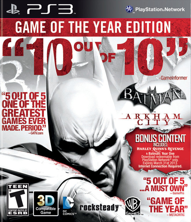 Batman: Arkham City GOTY Playstation 3