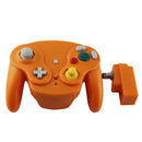 Game Cube Wireless Controller 9  (Black Orange & Silver)
