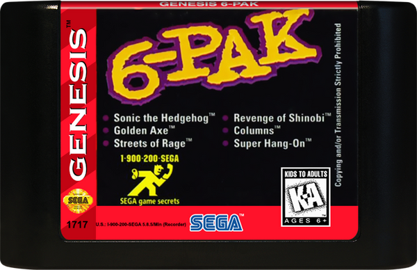 6-Pak Sega Genesis