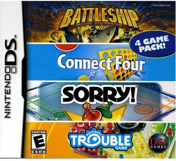 Battleship / Connect Four / Sorry / Trouble Nintendo DS