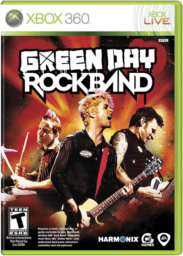 Green Day Rock Band Xbox 360