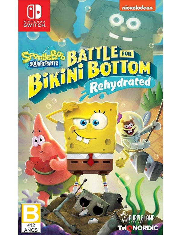 SpongeBob SquarePants Battle For Bikini Bottom Rehydrated Nintendo Switch