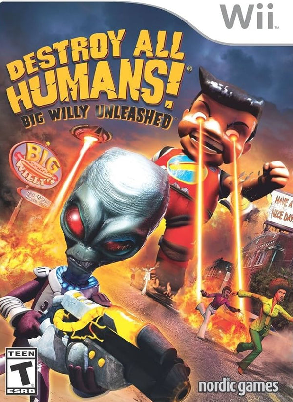 Destroy All Humans Big Willy Unleashed Wii