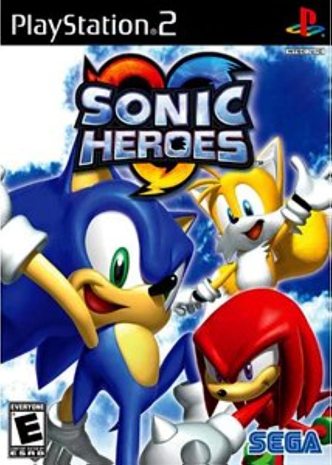 NOTICE + JAQUETTE pour Jeu platinum SONIC HEROES - Playstation PS2