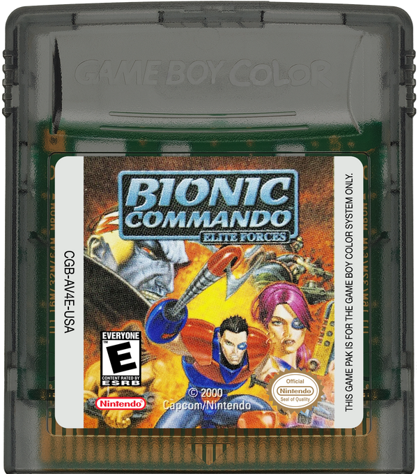 Bionic Commando Elite Forces Game Boy Color