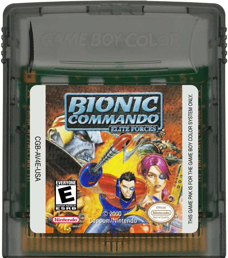 Bionic Commando Elite Forces Game Boy Color