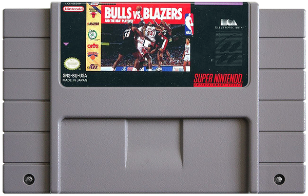 Bulls Vs Blazers And The NBA Playoffs Super Nintendo