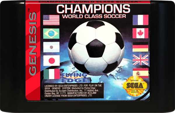 Champions World Class Soccer Sega Genesis