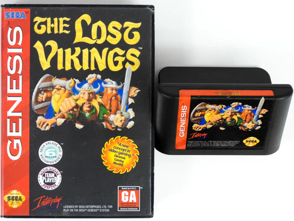 The Lost Vikings Sega Genesis