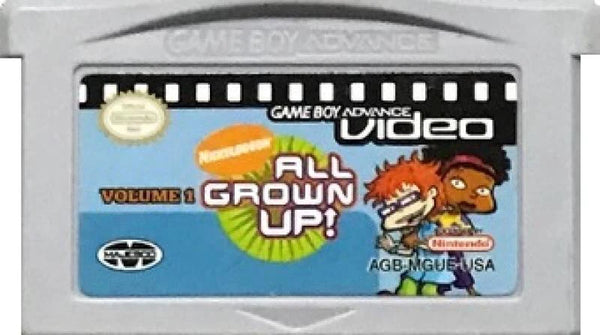 GBA Video All Grown Up Volume 1 Game Boy Advance