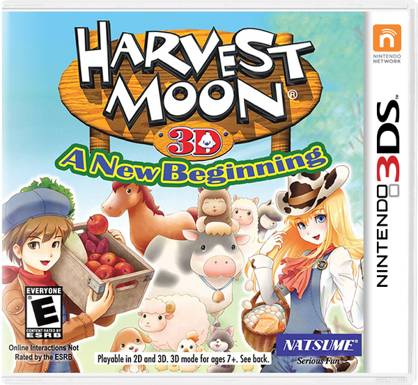 Harvest Moon 3D: A New Beginning Nintendo 3DS