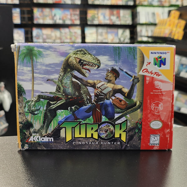 Turok Dinosaur Hunter Nintendo 64 Complete in Box