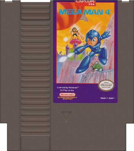 Mega Man 4 NES Genuine Cartridge