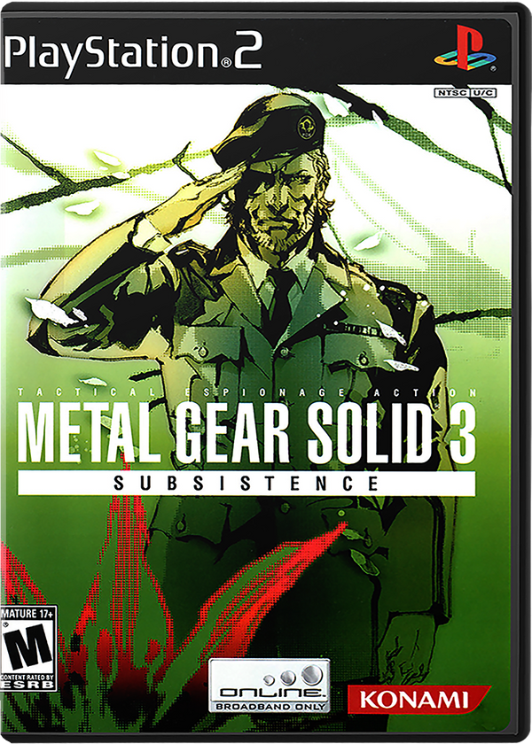 Metal Gear Solid 3 Subsistence Playstation 2