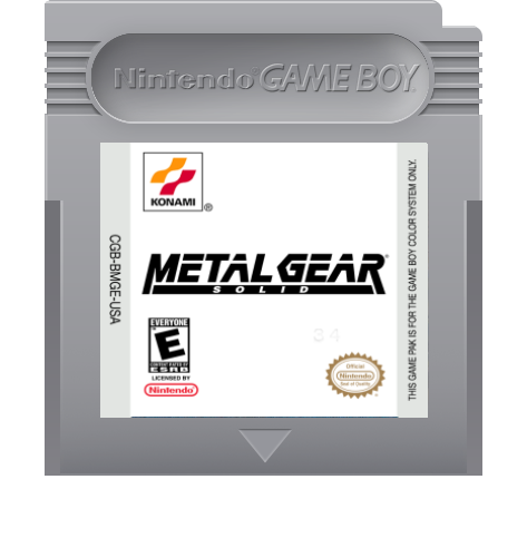 Metal Gear Solid Nintendo Game Boy