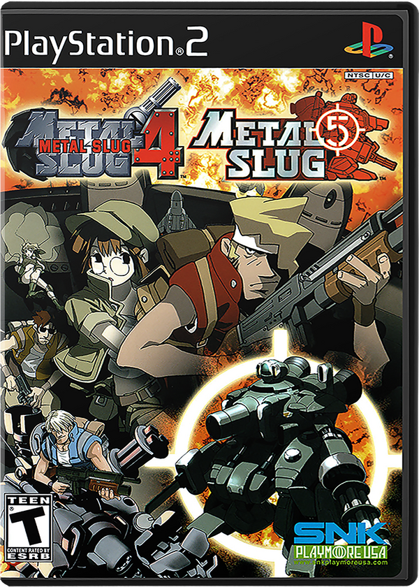 Metal Slug 4 & 5 Playstation 2