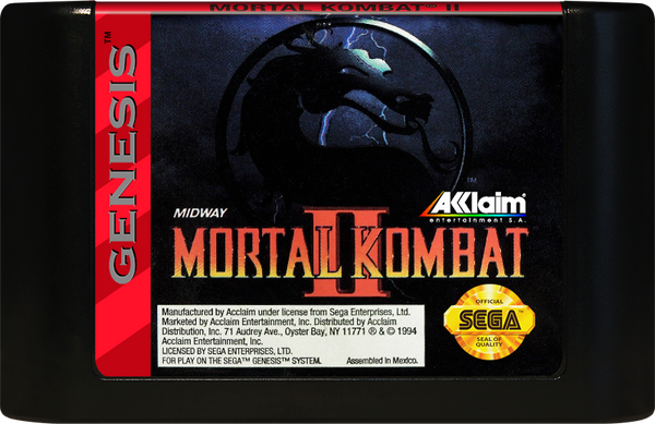 Mortal Kombat II Sega Genesis