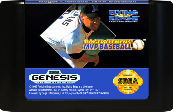 Roger Clemens' MVP Baseball Sega Genesis