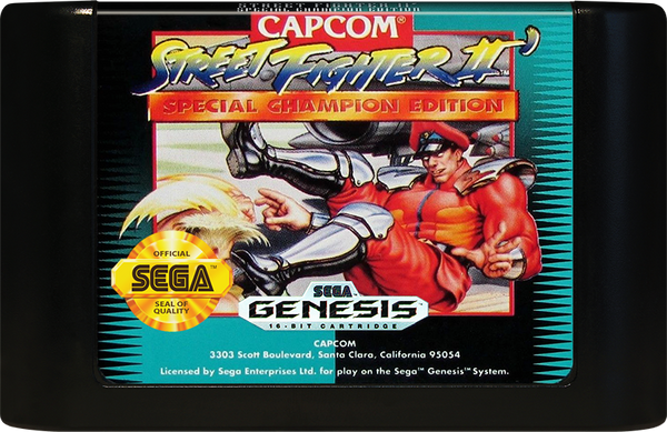 Street Fighter II Special Champion Edition Sega Genesis