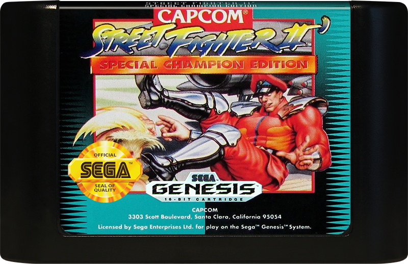 Street Fighter II Special Champion Edition Sega Genesis