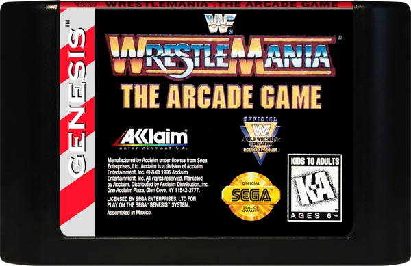 WWF Wrestlemania Arcade Game Sega Genesis