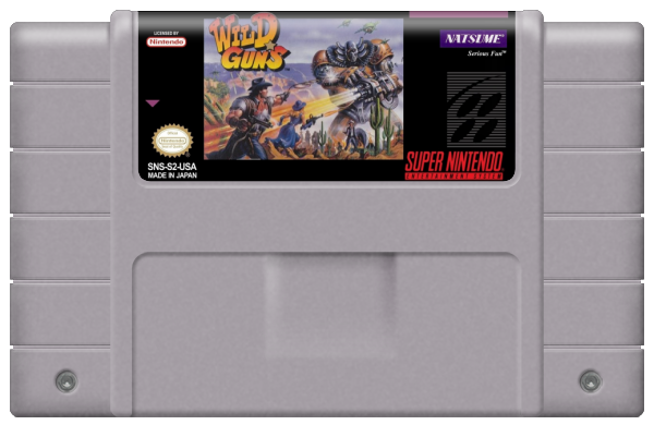 WILD GUNS Super Nintendo Game buy By NATSUME