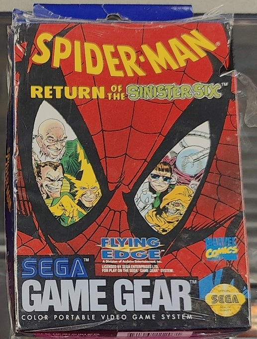 Spiderman Return Of The Sinister Six Sega Game Gear