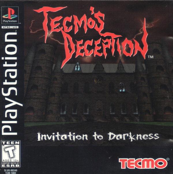 Tecmo's Deception Invitation To Darkness Playstation