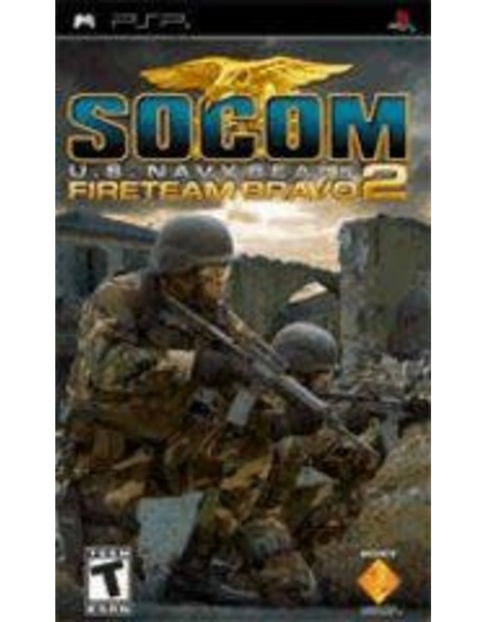 NEW Sealed Socom US Navy Seals Fireteam Bravo Video Game Sony PSP Fire Team