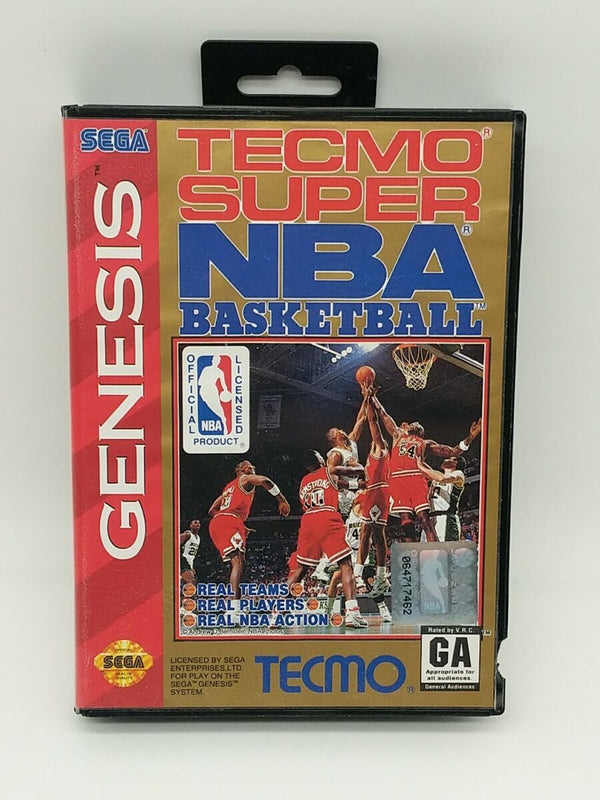 Tecmo Super NBA Basketball Sega Genesis