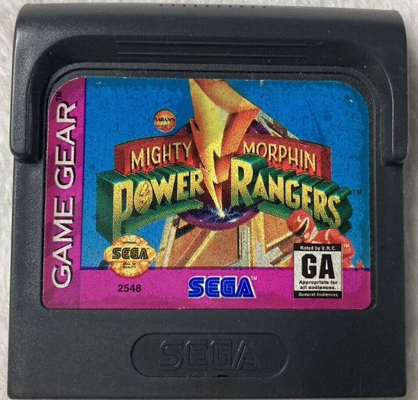 Mighty Morphin Power Rangers Sega Game Gear