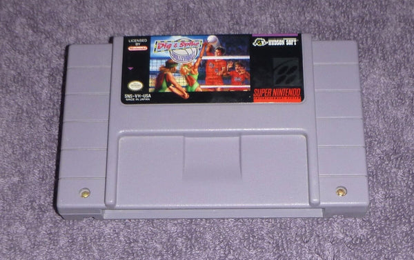 Dig And Spike Volleyball Super Nintendo
