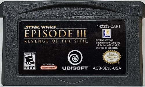 Star Wars Episode III Revenge Of The Sith GameBoy Advance