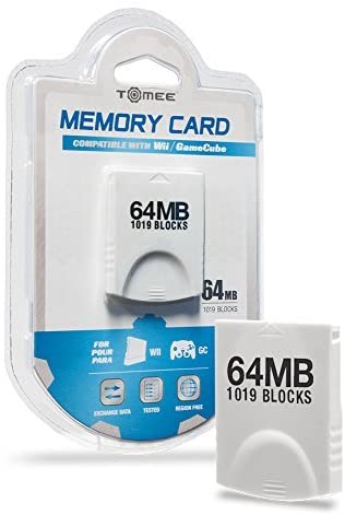 Tomee 64MB Memory Card (1019 Blocks) for Nintendo Wii and GameCube