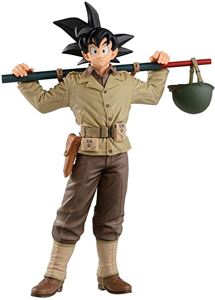 Dragon Ball Z Model Son Goku with Army Uniform