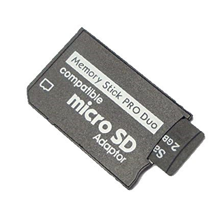 PSP Micro SD adaptor memory card
