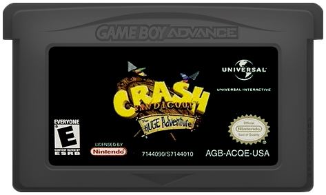 Crash Bandicoot The Huge Adventure GameBoy Advance