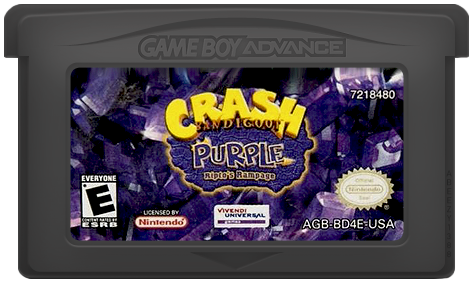 Crash Bandicoot Purple GameBoy Advance