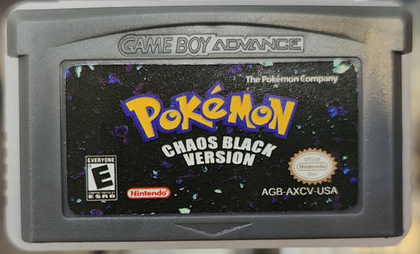 POKEMON CHAOS BLACK  Gameboy Advance