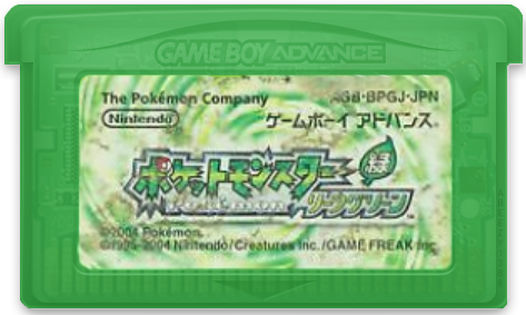 Pokemon Leaf Green JP GameBoy Advance - Main Image