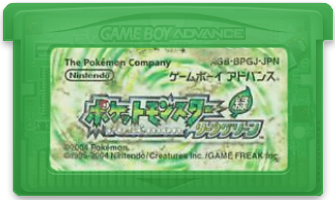 Pokemon Leaf Green JP GameBoy Advance