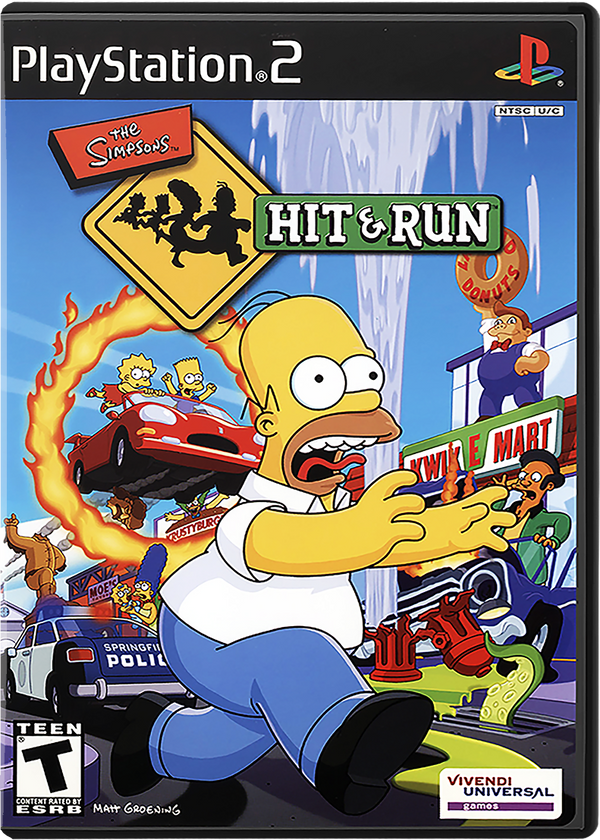 The Simpsons Hit And Run Playstation 2