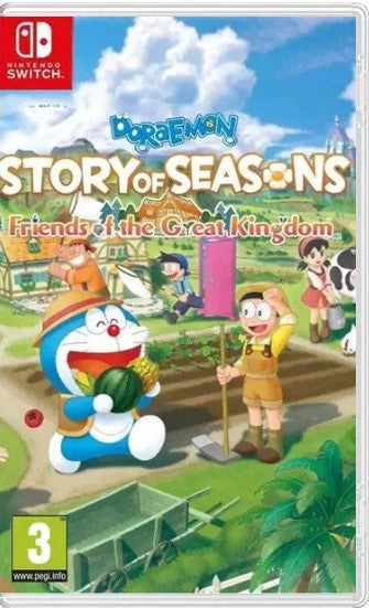 Doraemon Story Of Seasons: Friends Of The Great Kingdom (Pegi Import) Nintendo Switch