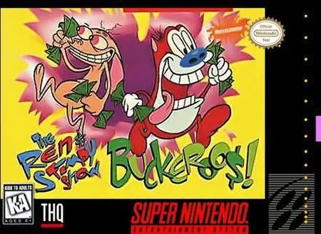 The Ren and Stimpy Show Buckeroos Super Nintendo