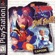 X-Men Vs Street Fighter Playstation