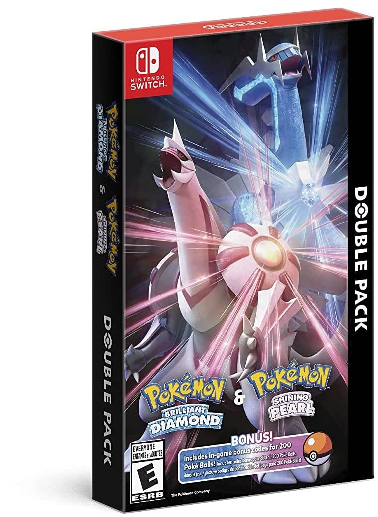 Pokemon Brilliant Diamond & Shining Pearl Double Pack Nintendo Switch