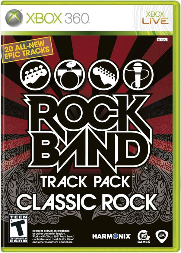 Rock Band Track Pack Classic Rock Xbox 360