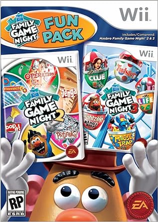 Hasbro Family Game Night Fun Pack Wii