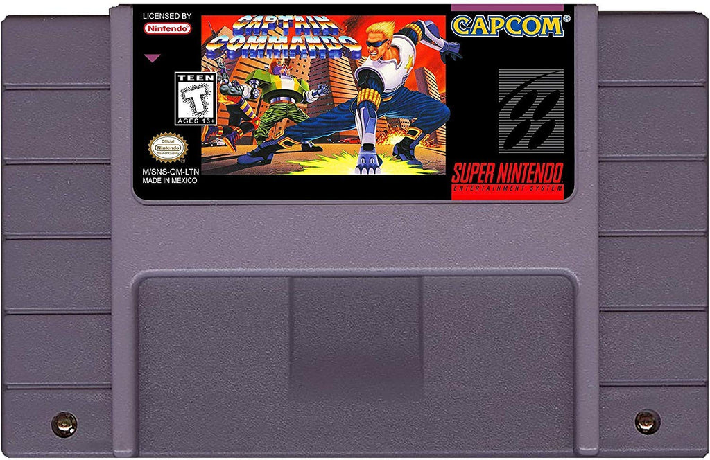 Commando Game Nintendo Captain Commando Super Nintendo